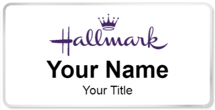 Custom name badges for Hallmark