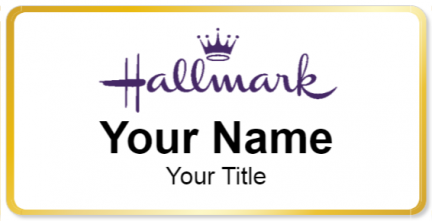 Custom name badges for Hallmark
