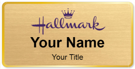 Custom name badges for Hallmark