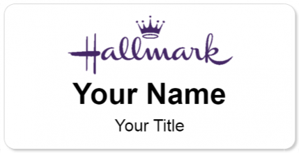 Custom name badges for Hallmark