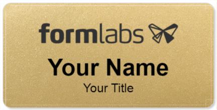 Custom name badges for Form Labs
