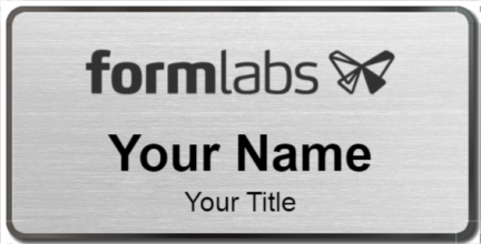 Custom name badges for Form Labs