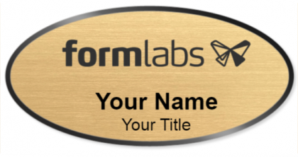 Custom name badges for Form Labs