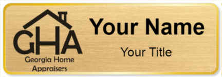 Custom name badges for GHA Georgia Home Appraisers