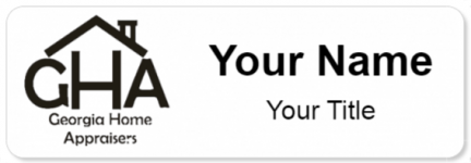 Custom name badges for GHA Georgia Home Appraisers