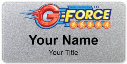 Custom name badges for G Force