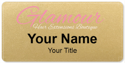 Custom name badges for Glamour
