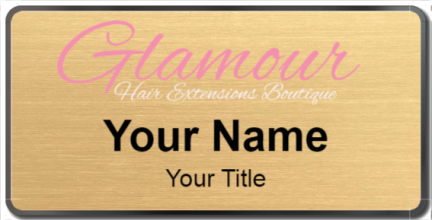 Custom name badges for Glamour
