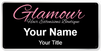 Custom name badges for Glamour