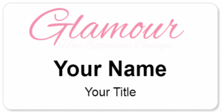 Custom name badges for Glamour