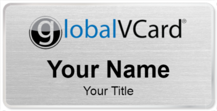 Custom name badges for Global VCard