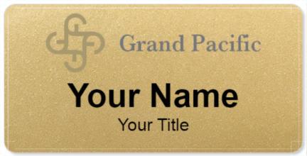 Custom name badges for Grand Pacific