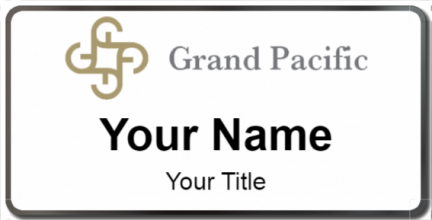 Custom name badges for Grand Pacific