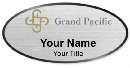 Custom name badges for Grand Pacific