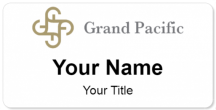 Custom name badges for Grand Pacific