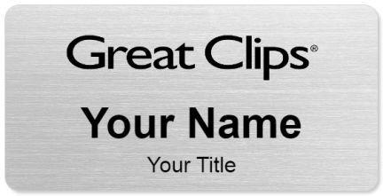 Custom name badges for Great Clips