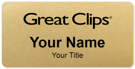 Custom name badges for Great Clips