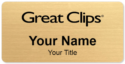 Custom name badges for Great Clips