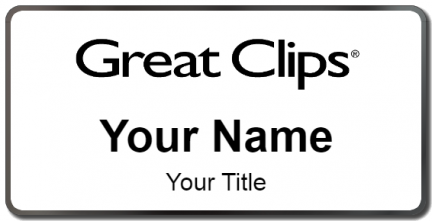 Custom name badges for Great Clips