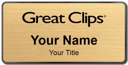 Custom name badges for Great Clips