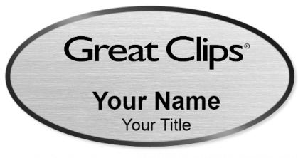 Custom name badges for Great Clips