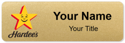 Custom name badges for Hardees