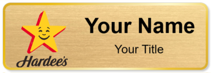 Custom name badges for Hardees