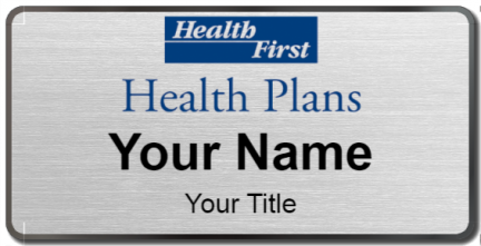Custom name badges for Health First Health Plans