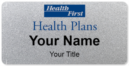 Custom name badges for Health First Health Plans