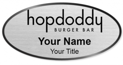 Custom name badges for Hopdoddy Burger Bar