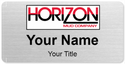 Custom name badges for Horizon Mud Company