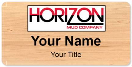 Custom name badges for Horizon Mud Company