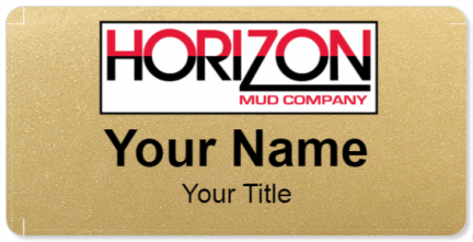Custom name badges for Horizon Mud Company