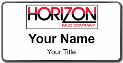 Custom name badges for Horizon Mud Company