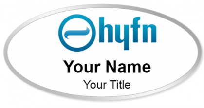 Custom name badges for Hyfn