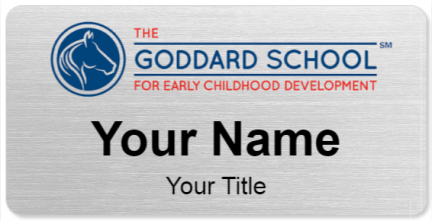 Custom name badges for Goddard School for Early Childhood Development