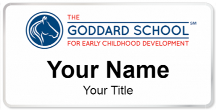 Custom name badges for Goddard School for Early Childhood Development