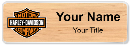 Custom name badges for Harley Davidson