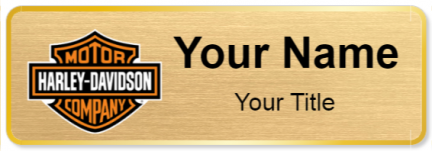 Custom name badges for Harley Davidson