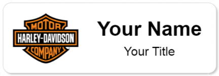 Custom name badges for Harley Davidson