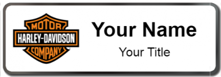Custom name badges for Harley Davidson