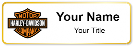 Custom name badges for Harley Davidson