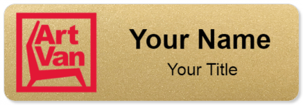 Custom name badges for Art Van