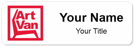 Custom name badges for Art Van