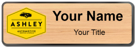 Custom name badges for Ashley Automobile Service and Repair