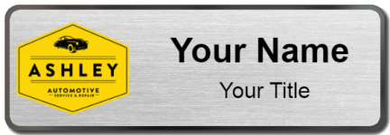 Custom name badges for Ashley Automobile Service and Repair