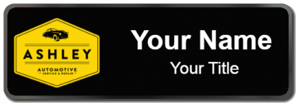 Custom name badges for Ashley Automobile Service and Repair