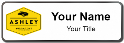Custom name badges for Ashley Automobile Service and Repair