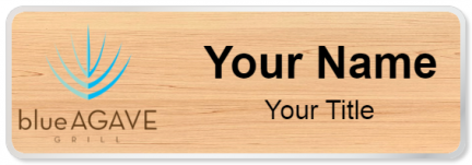 Custom name badges for blueAgave Grill
