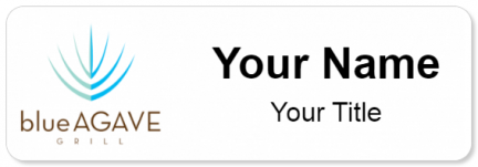 Custom name badges for blueAgave Grill